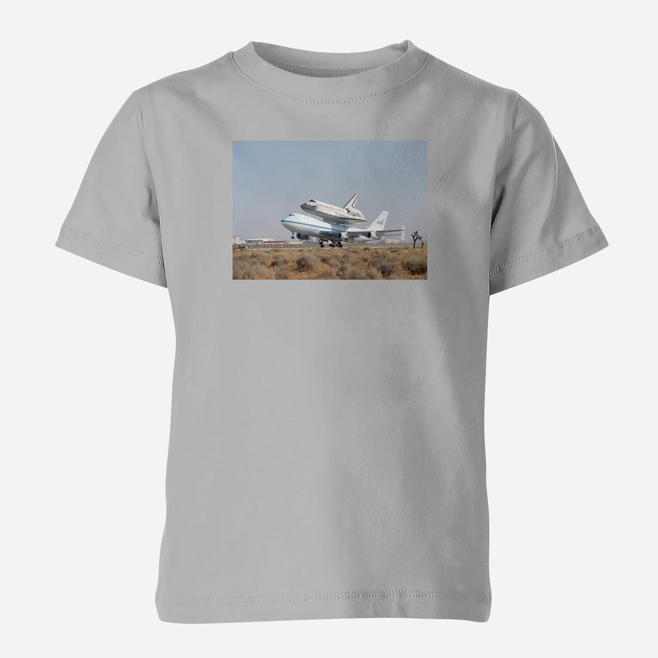Boeing 747 Carrying Nasa's Space Shuttle Designed Children T-Shirts