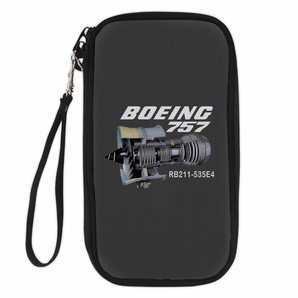 Boeing 757 & Rolls Royce Engine (RB211) Designed Travel Cases & Wallets