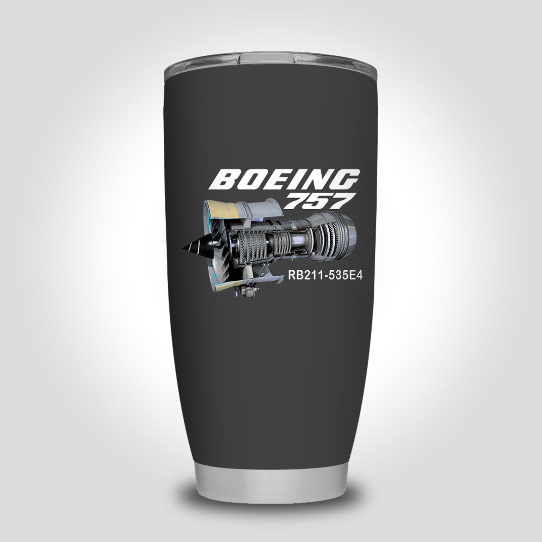 Boeing 757 & Rolls Royce Engine (RB211) Designed Tumbler Travel Mugs