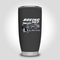 Thumbnail for Boeing 757 & Rolls Royce Engine (RB211) Designed Tumbler Travel Mugs