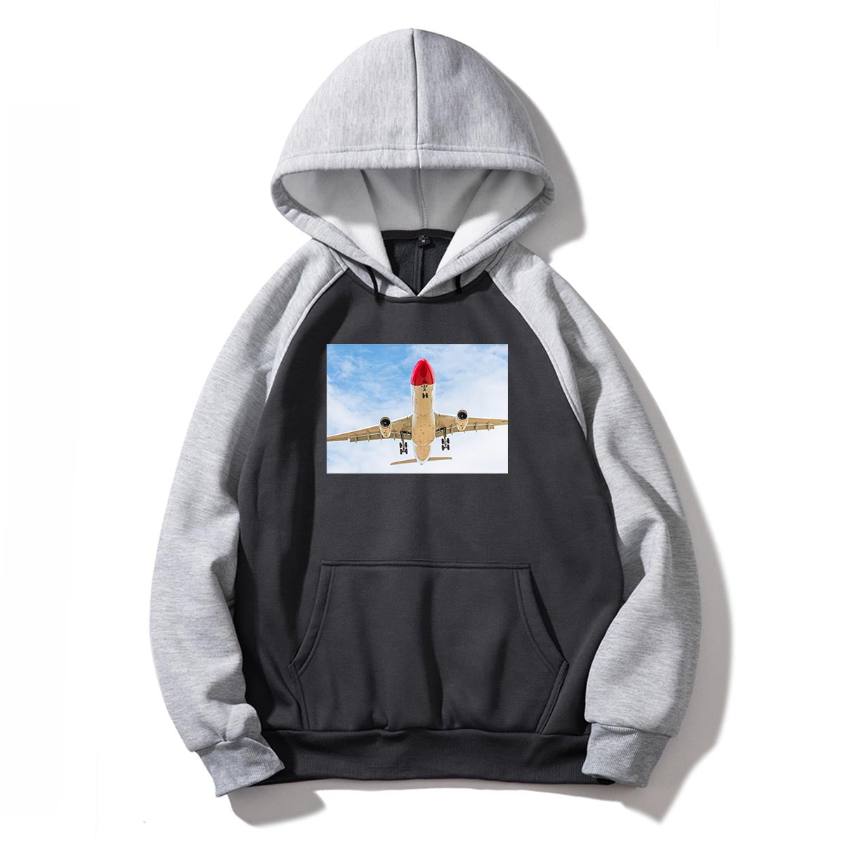 Beautiful Airbus A330 on Approach Designed Colourful Hoodies