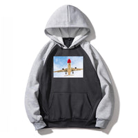 Thumbnail for Beautiful Airbus A330 on Approach Designed Colourful Hoodies