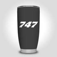 Thumbnail for 747 Flat Text Designed Tumbler Travel Mugs