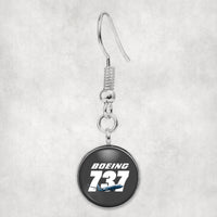Thumbnail for Super Boeing 737+Text Designed Earrings