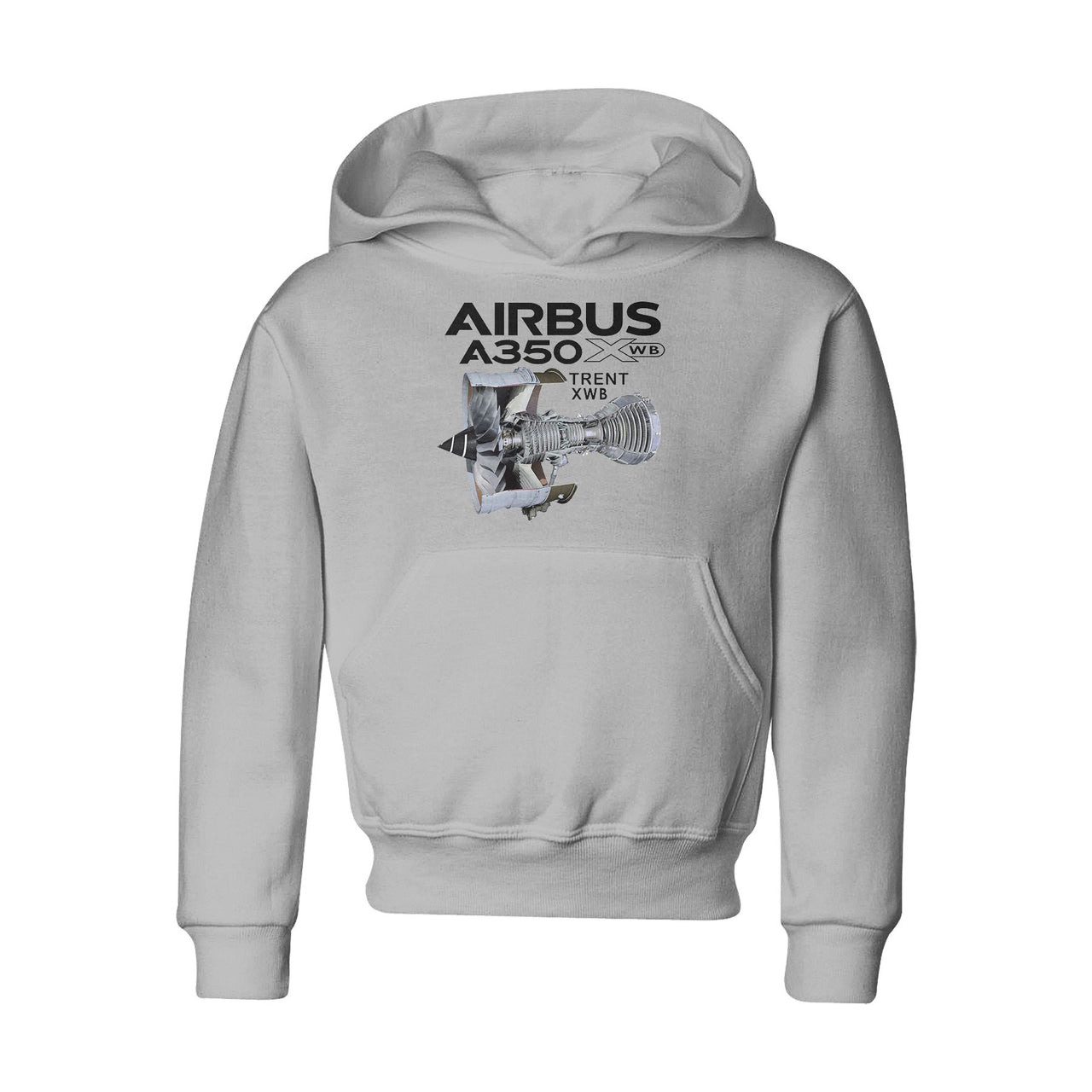 Airbus A350 & Trent Wxb Engine Designed "CHILDREN" Hoodies
