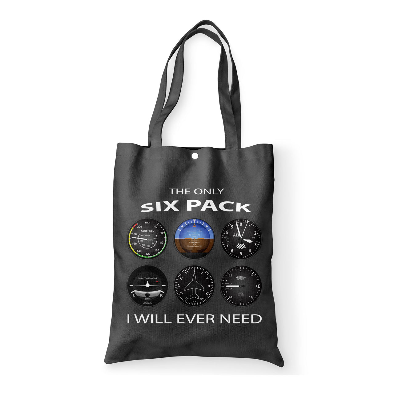 The Only Six Pack I Will Ever Need Designed Tote Bags