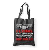 Thumbnail for Flying One Ball Designed Tote Bags