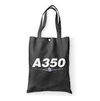 Thumbnail for Super Airbus A350 Designed Tote Bags