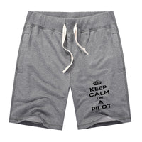 Thumbnail for Keep Calm I'm a Pilot Designed Cotton Shorts