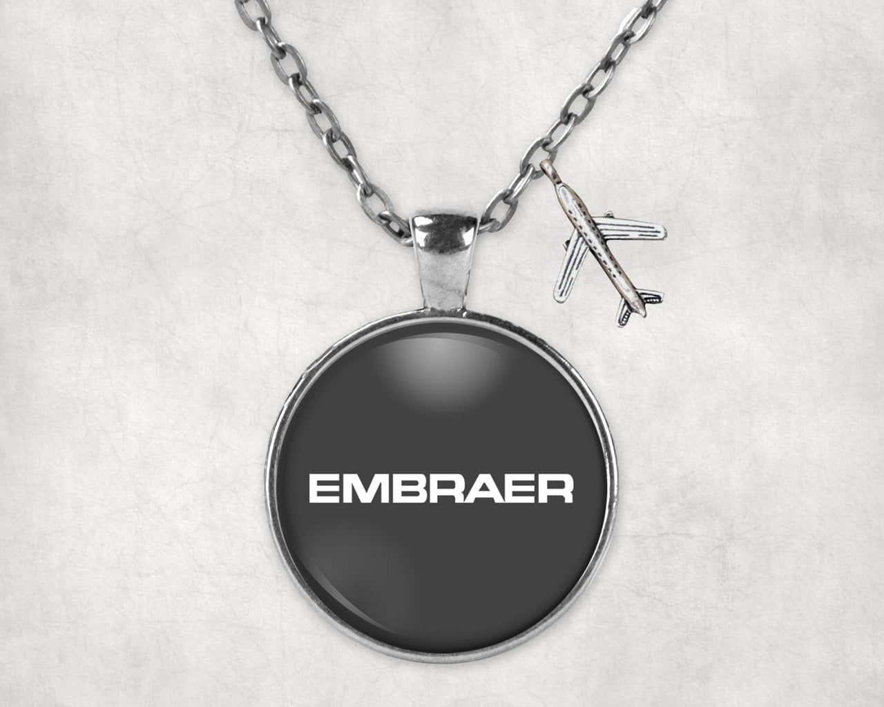 Embraer & Text Designed Necklaces