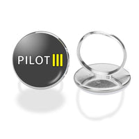 Thumbnail for Pilot & Stripes (3 Lines) Designed Rings