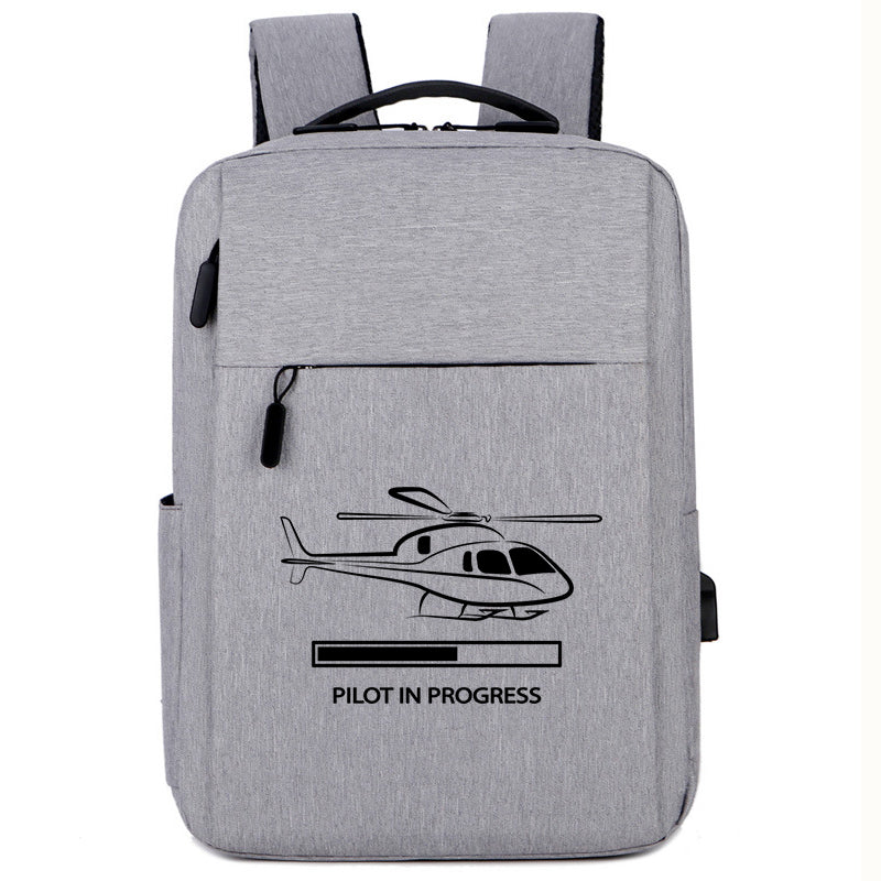 Pilot In Progress (Helicopter) Designed Super Travel Bags