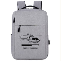 Thumbnail for Pilot In Progress (Helicopter) Designed Super Travel Bags
