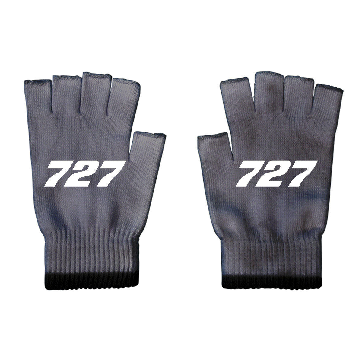 727 Flat Text Designed Cut Gloves