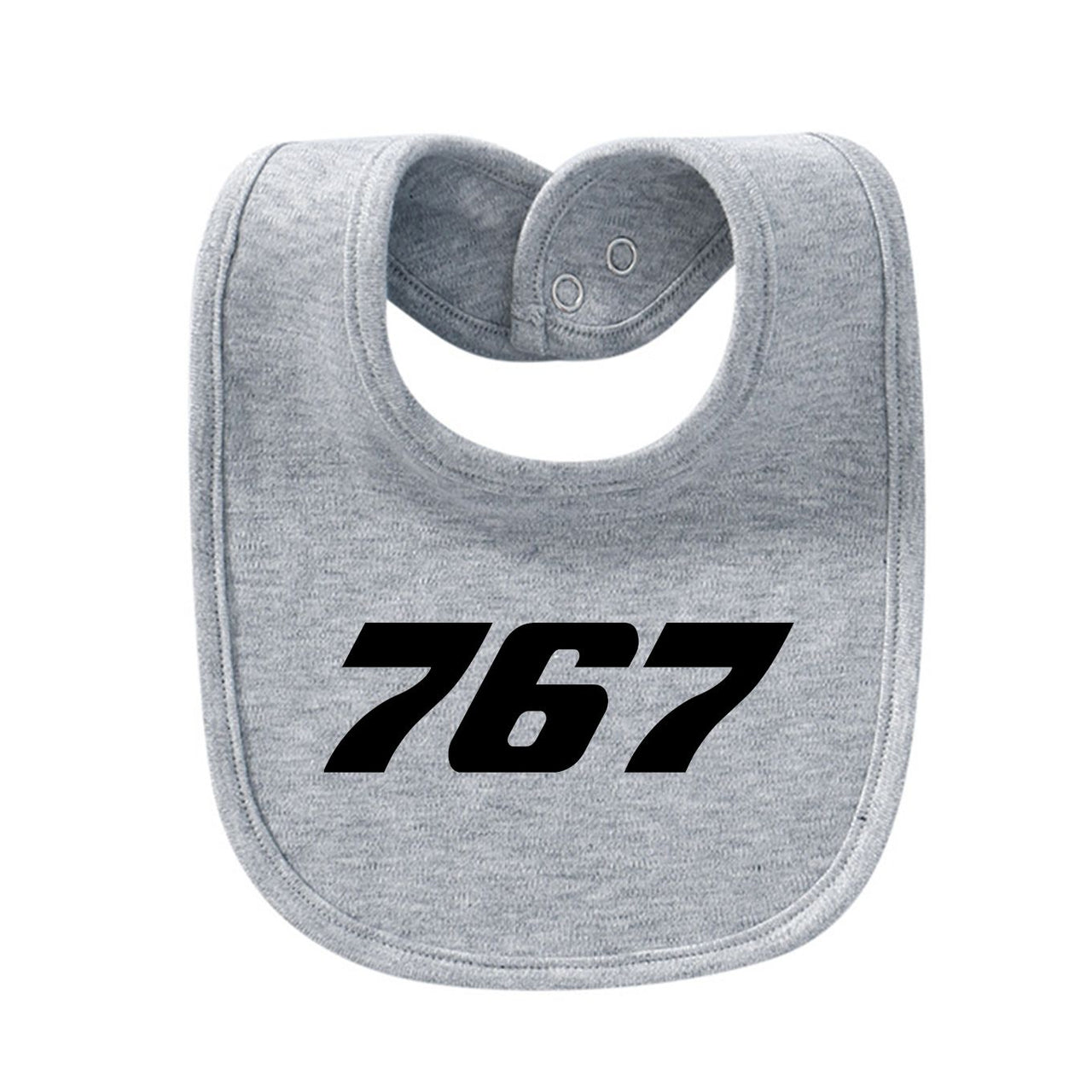 767 Flat Text Designed Baby Saliva & Feeding Towels
