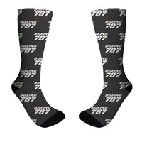 Thumbnail for Boeing 787 & Text Designed Socks