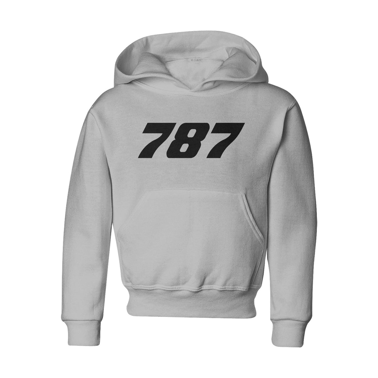 787 Flat Text Designed "CHILDREN" Hoodies
