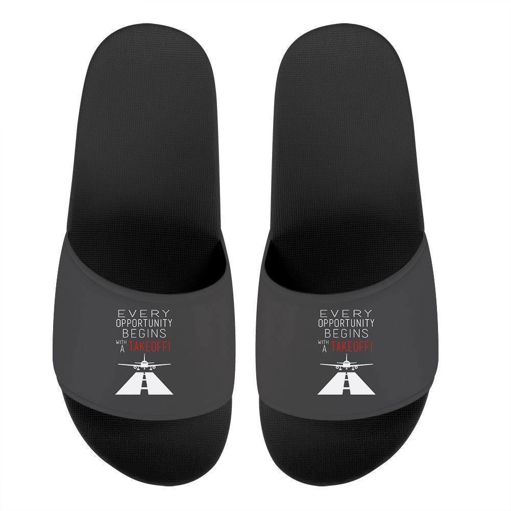 Every Opportunity Designed Sport Slippers
