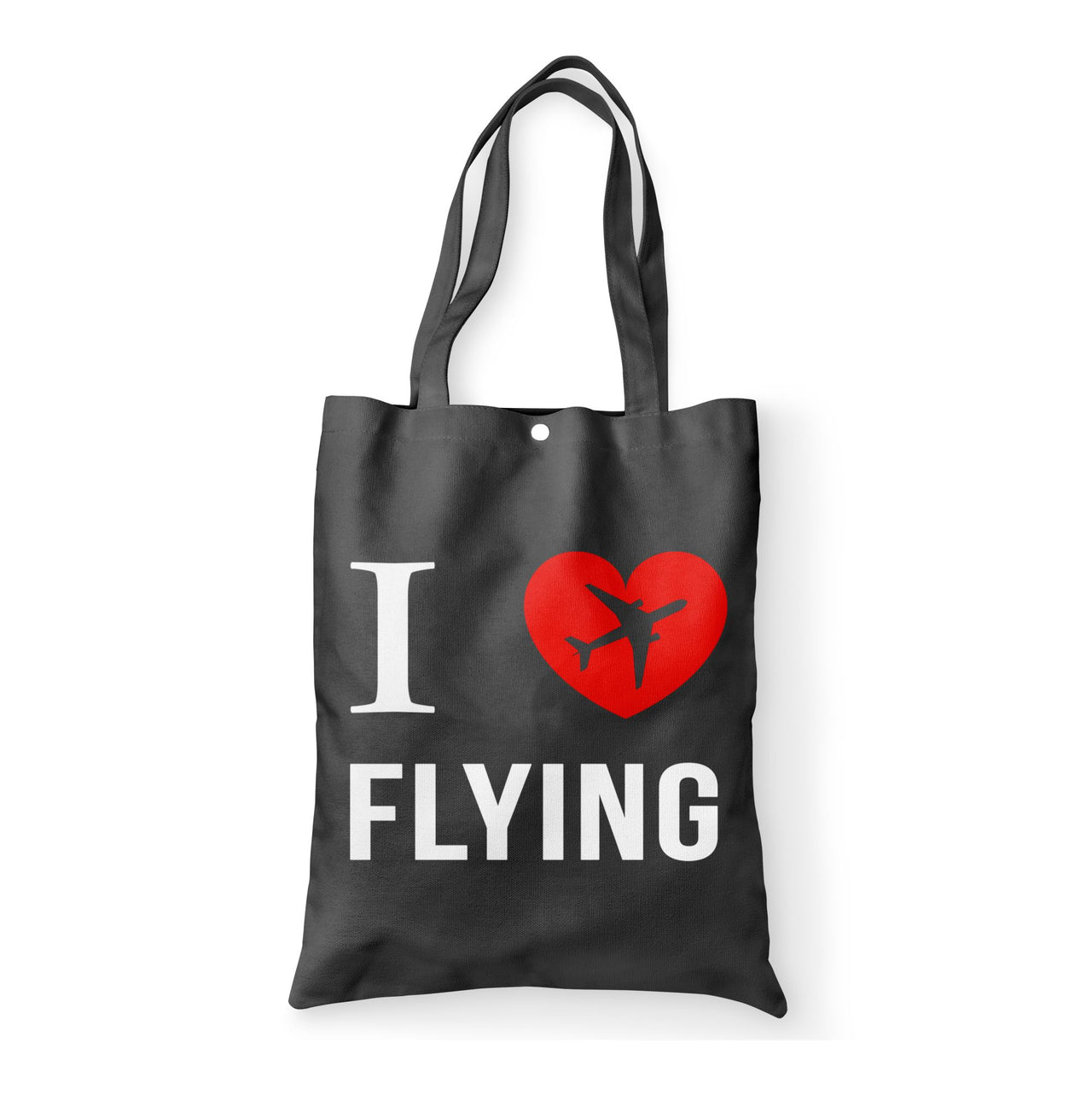 I Love Flying Designed Tote Bags
