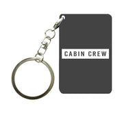 Thumbnail for Cabin Crew Text Designed Key Chains
