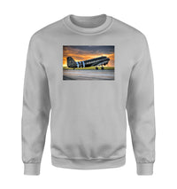 Thumbnail for Old Airplane Parked During Sunset Designed Sweatshirts