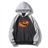 Thumbnail for Departing Fighter Jet 16 Designed Colourful Hoodies