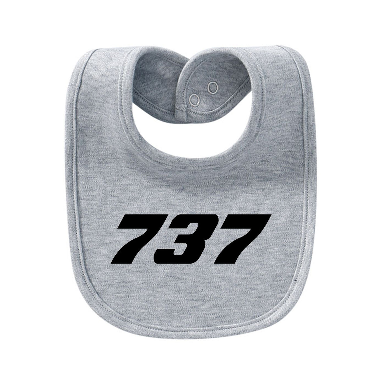 737 Flat Text Designed Baby Saliva & Feeding Towels