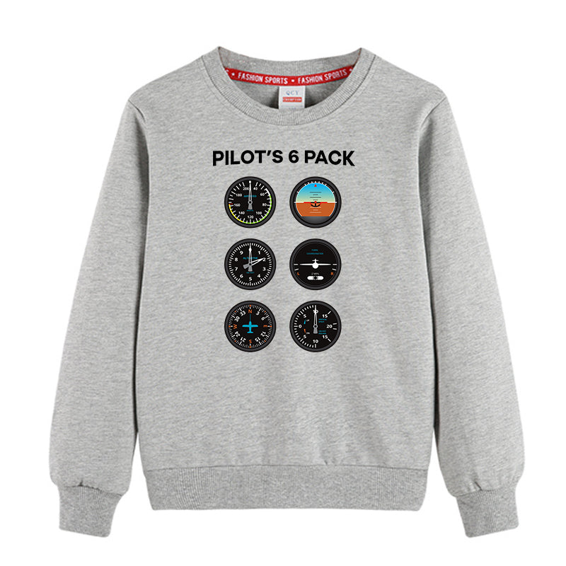 Pilot's 6 Pack Designed "CHILDREN" Sweatshirts