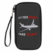 Thumbnail for Let Your Dreams Take Flight Designed Travel Cases & Wallets