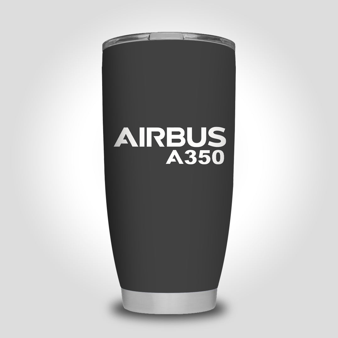 Airbus A350 & Text Designed Tumbler Travel Mugs