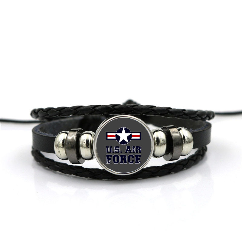 US Air Force Designed Leather Bracelets