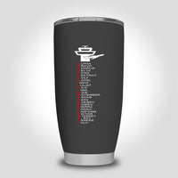 Thumbnail for Aviation Alphabet Designed Tumbler Travel Mugs
