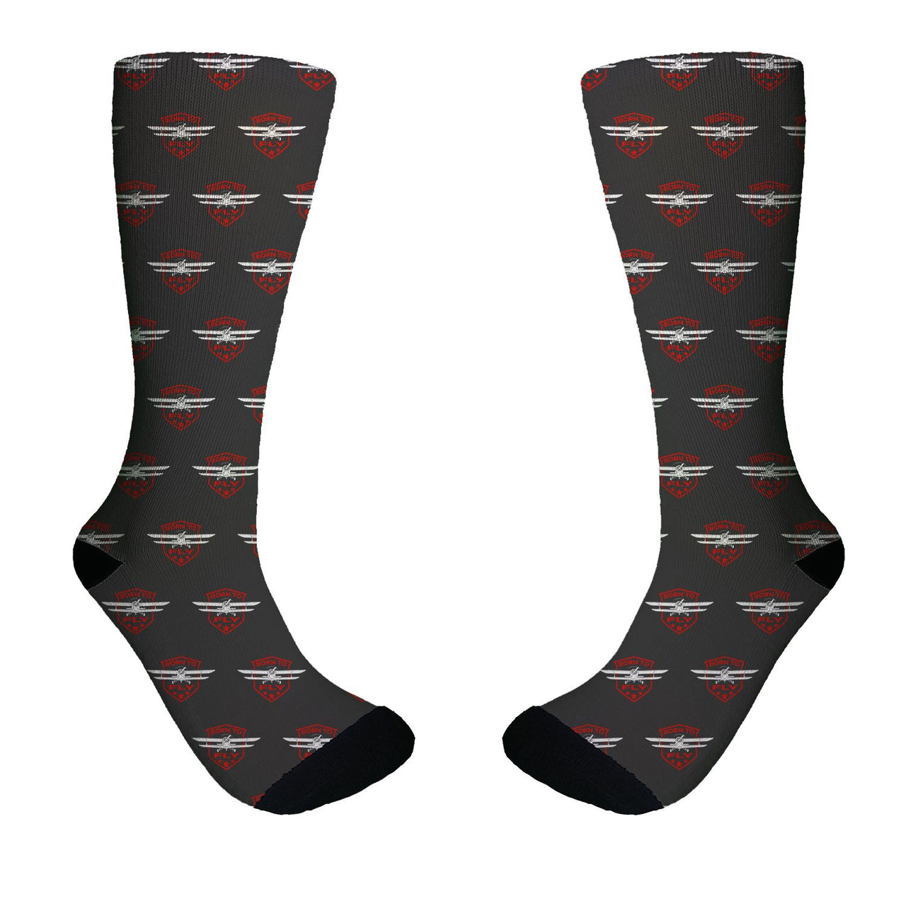 Born To Fly Designed Designed Socks