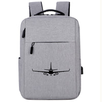Thumbnail for Embraer E-190 Silhouette Plane Designed Super Travel Bags
