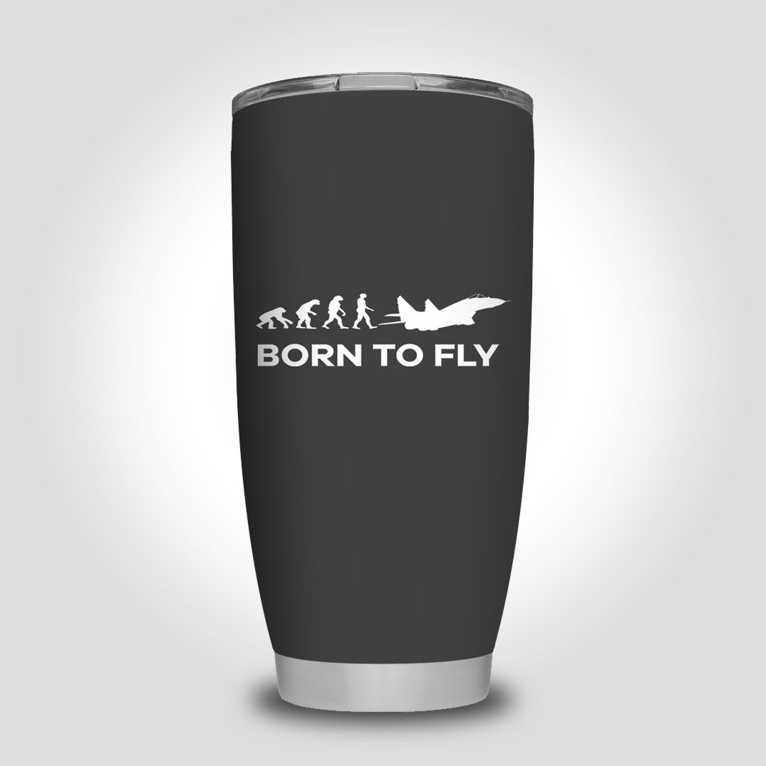 Born To Fly Military Designed Tumbler Travel Mugs