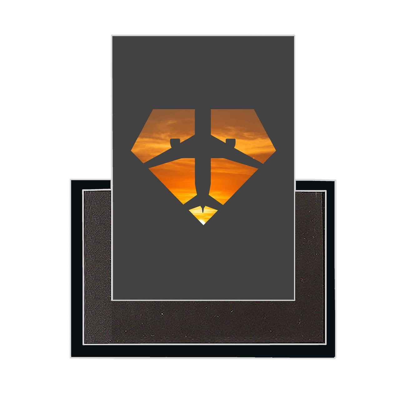 Supermen of The Skies (Sunset) Designed Magnets