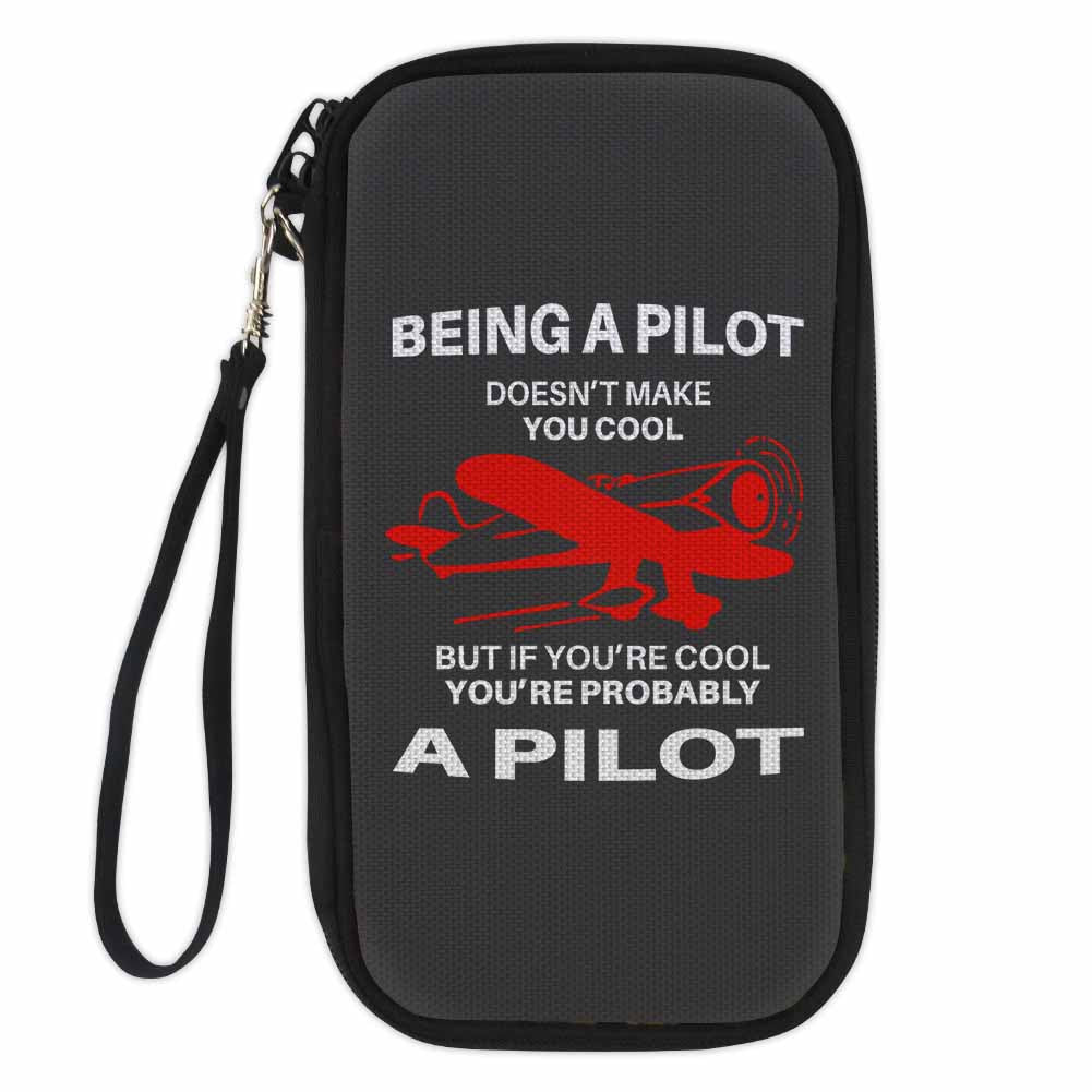 If You're Cool You're Probably a Pilot Designed Travel Cases & Wallets