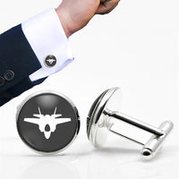Thumbnail for Fighter Jet 35 Silhouette Designed Cuff Links
