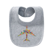 Thumbnail for Colourful Airplane Designed Baby Saliva & Feeding Towels