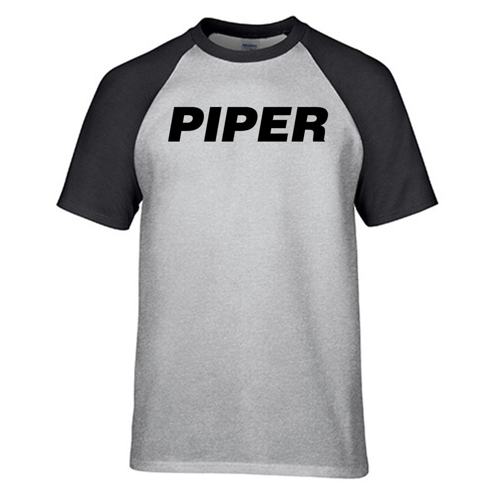 Piper & Text Designed Raglan T-Shirts