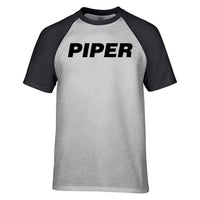 Thumbnail for Piper & Text Designed Raglan T-Shirts