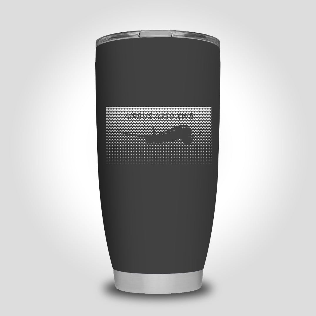 Airbus A350XWB & Dots Designed Tumbler Travel Mugs