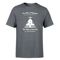 Thumbnail for One Mile of Runway Will Take you Anywhere Designed T-Shirts