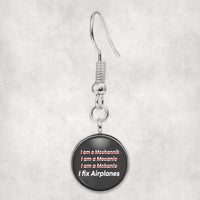 Thumbnail for I Fix Airplanes Designed Earrings