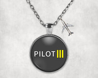 Thumbnail for Pilot & Stripes (3 Lines) Designed Necklaces