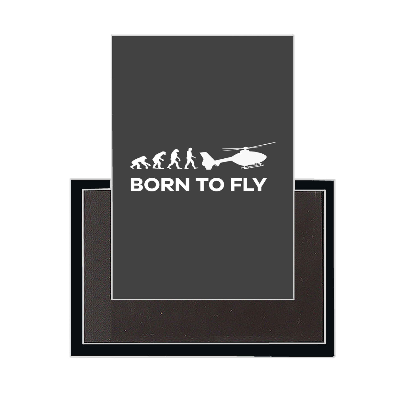 Born To Fly Helicopter Designed Magnets