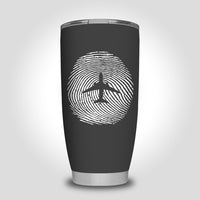 Thumbnail for Aviation Finger Print Designed Tumbler Travel Mugs