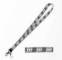 Thumbnail for Super Boeing 737+Text Designed Lanyard & ID Holders