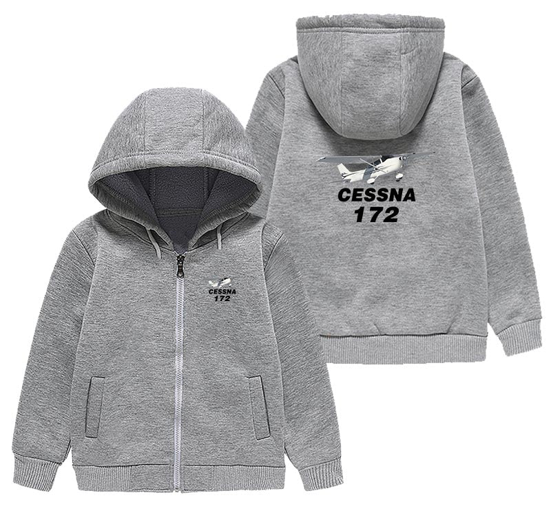 The Cessna 172 Designed "CHILDREN" Zipped Hoodies