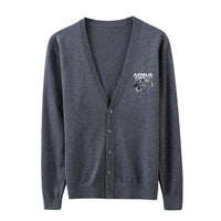 Thumbnail for Airbus A350 & Trent Wxb Engine Designed Cardigan Sweaters